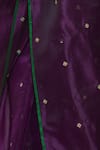 Shop_Shimai Jayachandra_Purple Silk Organza Embroidery Floral Unseen Saree For Women_Online_at_Aza_Fashions