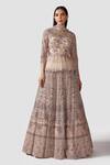 Buy Swati Narula Pink Lining Raw Silk Pearl, Pipe, Sequin, Soraya Embroidered Lehenga Set at Aza Fashions Buy_Swati Narula_Pink Lining Raw Silk Pearl, Pipe, Sequin, Soraya Embroidered Lehenga Set _at_Aza_Fashions