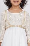 Shop_Little Bansi_White Viscose, Cotton, Net Sequins Embroidered Kurta Sharara Set _Online_at_Aza_Fashions