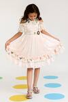 Buy_Littleens_Yellow Cotton Ruffles Ribbon Of Moonlight Dress _Online_at_Aza_Fashions