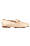 Buy_Vanilla Moon_Beige Cara Stack Heel Loafers_Online_at_Aza_Fashions