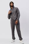 Buy_Emblaze_Grey Suede Hoodie And Joggers Set _at_Aza_Fashions