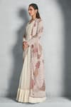 Buy_Stotram_Ivory Jacket- Crepe Embellished Dori Open Embroidered And Skirt Set_Online_at_Aza_Fashions