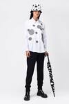 Buy_Genes Lecoanet Hemant_White Cotton Poplin Polka Dot Embroidered Shirt_at_Aza_Fashions