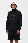 Buy_Genes Lecoanet Hemant_Black Scuba Printed Turtle Neck Sweatshirt  _at_Aza_Fashions