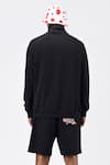 Shop_Genes Lecoanet Hemant_Black Scuba Printed Turtle Neck Sweatshirt  _at_Aza_Fashions