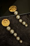 Buy_Do Taara_Gold Plated Pearls Drop Earrings_at_Aza_Fashions