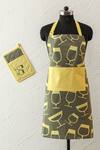 Buy_House This_Grey 100% Cotton Printed Pipa Kitchen Set_at_Aza_Fashions