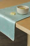 Buy_House This_Green 100 % Polyester Suraj Pole Table Runner_at_Aza_Fashions