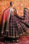 Buy_Maayera Jaipur_Black Swiss Cotton Printed Anarkali Sharara Set_at_Aza_Fashions