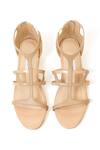 Shop_Oceedee_Beige Cutwork Ophelia Strappy Open Toe Block Heel_at_Aza_Fashions