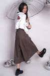 Shop_Chillosophy_White Viscose Plain Shirt Collar Tori Front Button _at_Aza_Fashions
