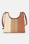 Ritu Kumar_Beige Leather Tote Bag With Strap_Online_at_Aza_Fashions