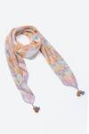 Buy_Ritu Kumar_Blue Print Ilahi Scarf_at_Aza_Fashions