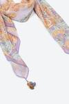 Ritu Kumar_Blue Print Ilahi Scarf_Online_at_Aza_Fashions