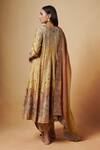 Buy_Saundh_Yellow Kurta Agni Anarkali Set_Online_at_Aza_Fashions
