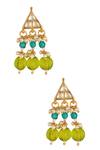 ChhavI'S Jewels_Multi Color Beads, Diamonds, Stones Kundan Studded Necklace Set _Online_at_Aza_Fashions