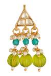 Shop_ChhavI'S Jewels_Multi Color Beads, Diamonds, Stones Kundan Studded Necklace Set _Online_at_Aza_Fashions