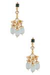Chhavi's Jewels_Kundan Embellished Choker Jewellery Set_Online_at_Aza_Fashions