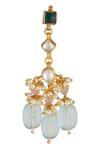 Shop_Chhavi's Jewels_Kundan Embellished Choker Jewellery Set_Online_at_Aza_Fashions