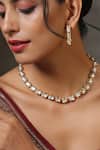 Shop_Swabhimann_Gold Plated Diamonds, Stones Kundan Choker Set _Online_at_Aza_Fashions