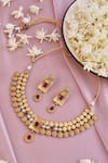 Buy_Swabhimann Jewellery_Carved Necklace Jewellery Set_Online_at_Aza_Fashions