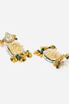 Dugran By Dugristyle_Gold Plated Kundan Meenakari Necklace Set _at_Aza_Fashions