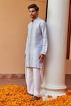 Buy Twenty Nine Blue Raw Silk Mirror Work Kurta Online at Aza Fashions Buy_Twenty Nine_Blue Raw Silk Mirror Work Kurta _Online_at_Aza_Fashions