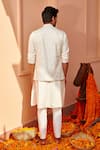 Shop_Twenty Nine_White Stretch Cotton Satin Straight Fit Pant _at_Aza_Fashions