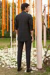 Shop_Twenty Nine_Black Raw Silk Plain Straight Fit Pant _at_Aza_Fashions