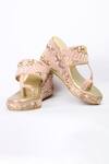Shiveen Shiveen_Pink Embroidery Anaya Floral Wedges _Online_at_Aza_Fashions