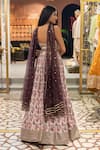 Shop_Soniya G_Pink Silk Blend Print And Embroidery Mirror Work Leaf Pattern Lehenga Set _at_Aza_Fashions