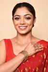 Samyukta Singhania_Stone Embellished Bangles - Set Of 4_Online_at_Aza_Fashions