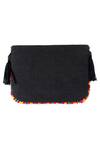 Shop_NR By Nidhi Rathi_Black Embroidery Rectangle Clutch_at_Aza_Fashions