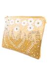 Buy_NR BY NIDHI RATHI_Floral Embroidered Rectangle Pouch_Online_at_Aza_Fashions