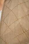 Buy_DUSALA_Beige Embroidered Stone Stole _Online_at_Aza_Fashions