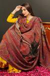 Shop Dusala Multi Color Handwoven Pashmina Antique Kashmiri Shawl at Aza Fashions Shop_Dusala_Multi Color Handwoven Pashmina Antique Kashmiri Shawl_at_Aza_Fashions