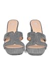 Shop_Vanilla Moon_Grey Dean Glitter Block Heels _at_Aza_Fashions