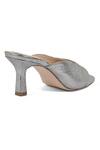 Vanilla Moon_Silver Dina Textured Heels_Online_at_Aza_Fashions