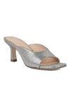 Buy_Vanilla Moon_Silver Dina Textured Heels_at_Aza_Fashions