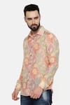 Buy_Mayank Modi - Men_Multi Color Fine Muslin Printed Floral Shirt _Online_at_Aza_Fashions