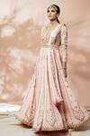 Buy_Tamanna Punjabi Kapoor_Pink Georgette Embroidered Anarkali With Dupatta_Online_at_Aza_Fashions