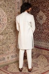 Shop_Ankur J_White Finest Gyanta Silk Day Cyan Embroidered Bandhgala Set_at_Aza_Fashions