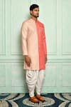 Buy_Adara Khan_Orange Sequin Embroidered Kurta Set_Online_at_Aza_Fashions