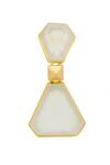 Shop_Isharya_White Rock Crystal Hourglass Earrings_Online_at_Aza_Fashions