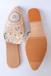 Buy_La Fiza_Beige Mandala Print Freya Mules _Online_at_Aza_Fashions