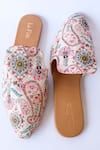 Buy_La Fiza_Beige Floral Print Maahi Mules _Online_at_Aza_Fashions