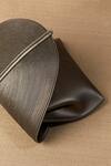 Ampm_Grey Cord Work Myah Mini Clutch _Online_at_Aza_Fashions
