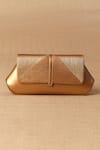 Buy_Ampm_Gold Cord Work Izrah Clutch _at_Aza_Fashions