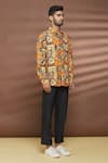 Buy_Linen Bloom_Multi Color 100% Linen Printed Durban Shirt _Online_at_Aza_Fashions